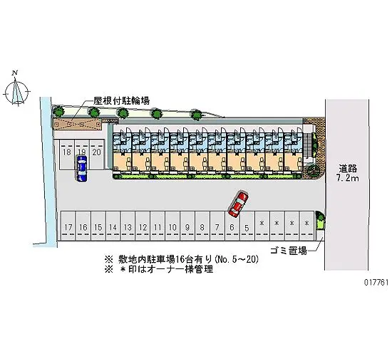 ★手数料０円★香取市佐原ホ　月極駐車場（LP）